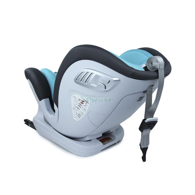 Автокресло "TOREGO" DRIVE JM05  (от 0 до 25 кг с системой ISOFIX) съемная база Серый/Бирюзовый