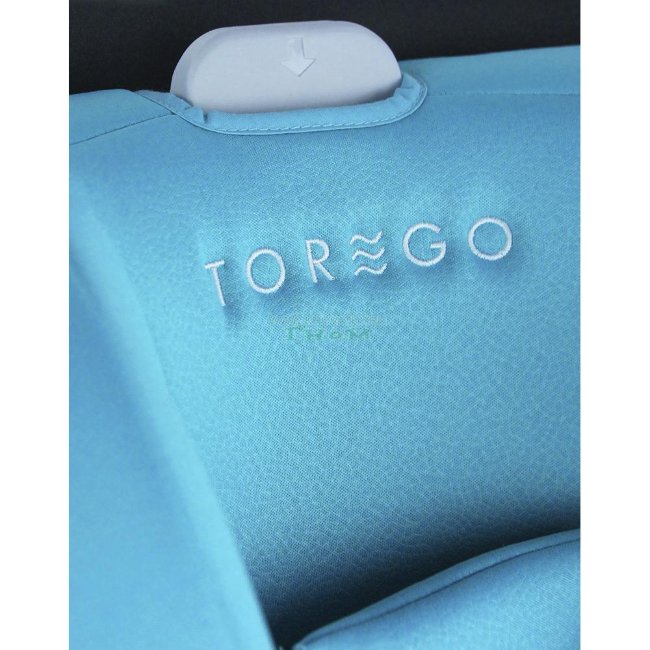 Автокресло "TOREGO" DRIVE JM05  (от 0 до 25 кг с системой ISOFIX) съемная база Серый/Бирюзовый
