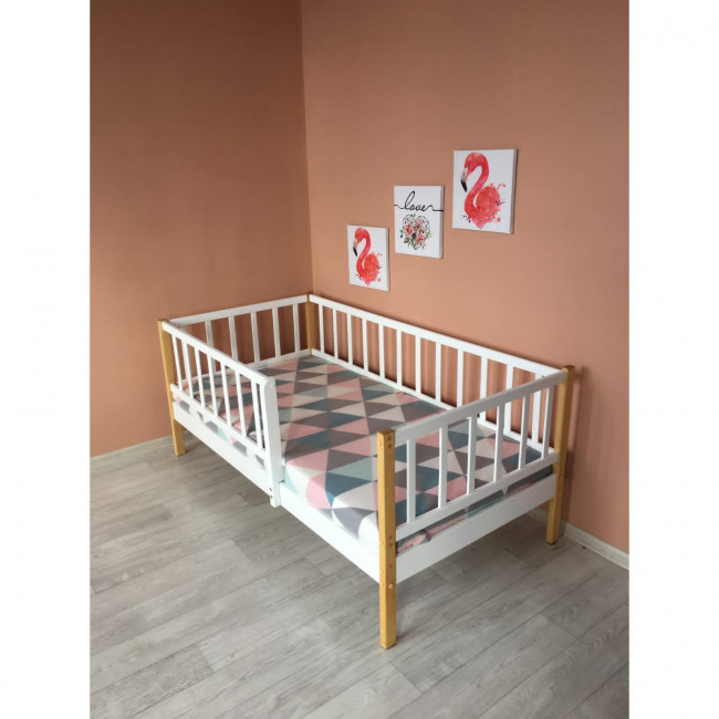 Кровать MALIKA GLORIA 160х80 белый-бук