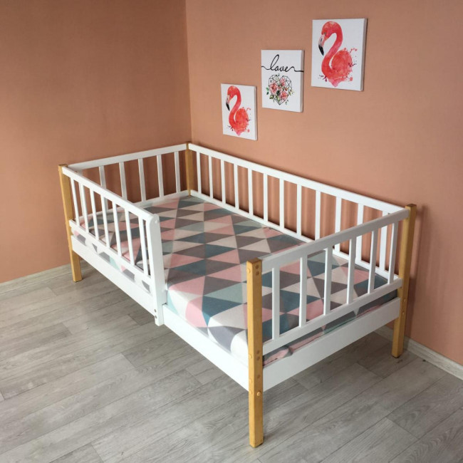 Кровать MALIKA GLORIA 160х80 белый-бук